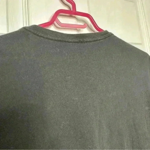 Tommy Hilfiger T-Shirt V-Neck Black Size Extra Large - Picture 14 of 15